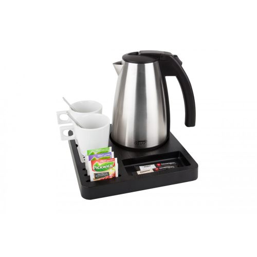 SQUARE preparation tray (with kettle and 2 cups)