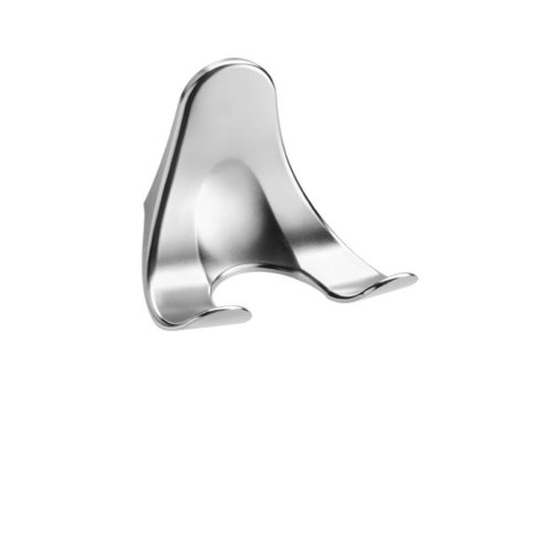 Universal wall holder for hairdryers Chrome