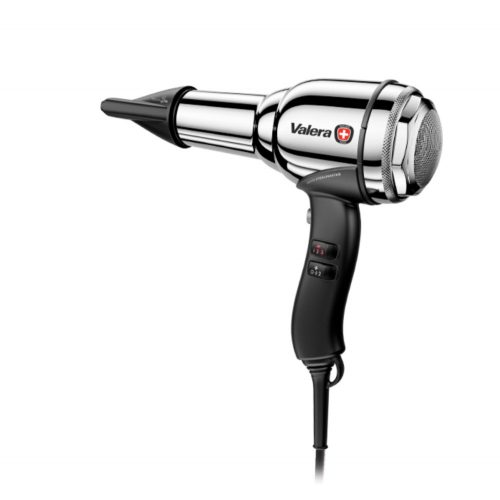 Valera Swiss Steel-Master 2100 Push Chrome - 2100 W - The professional metal hair dryer with ion generator