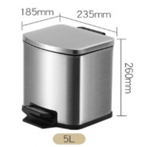 Metal pedal bin 5 L