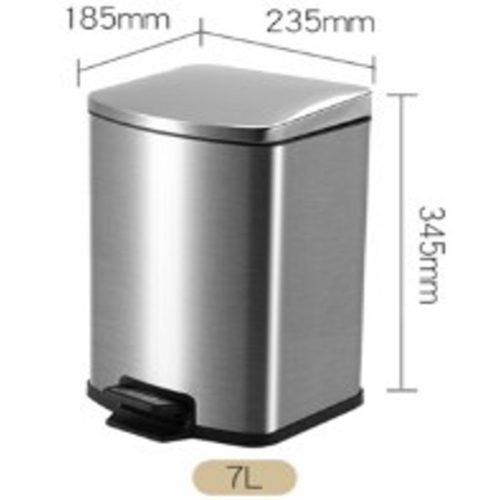 Metal pedal bins 7 L