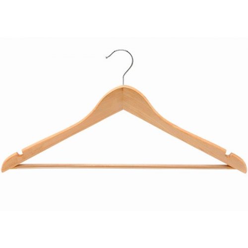 Multifunctional wooden hanger